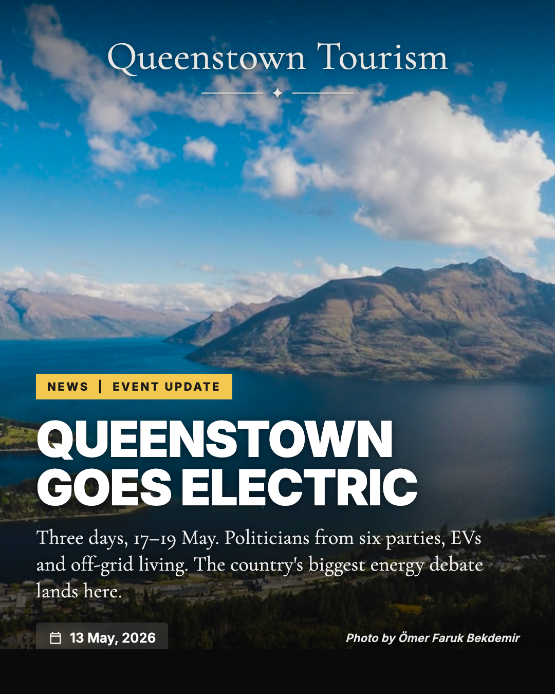 Queenstown Goes Electric: three-day energy summit lands this weekend